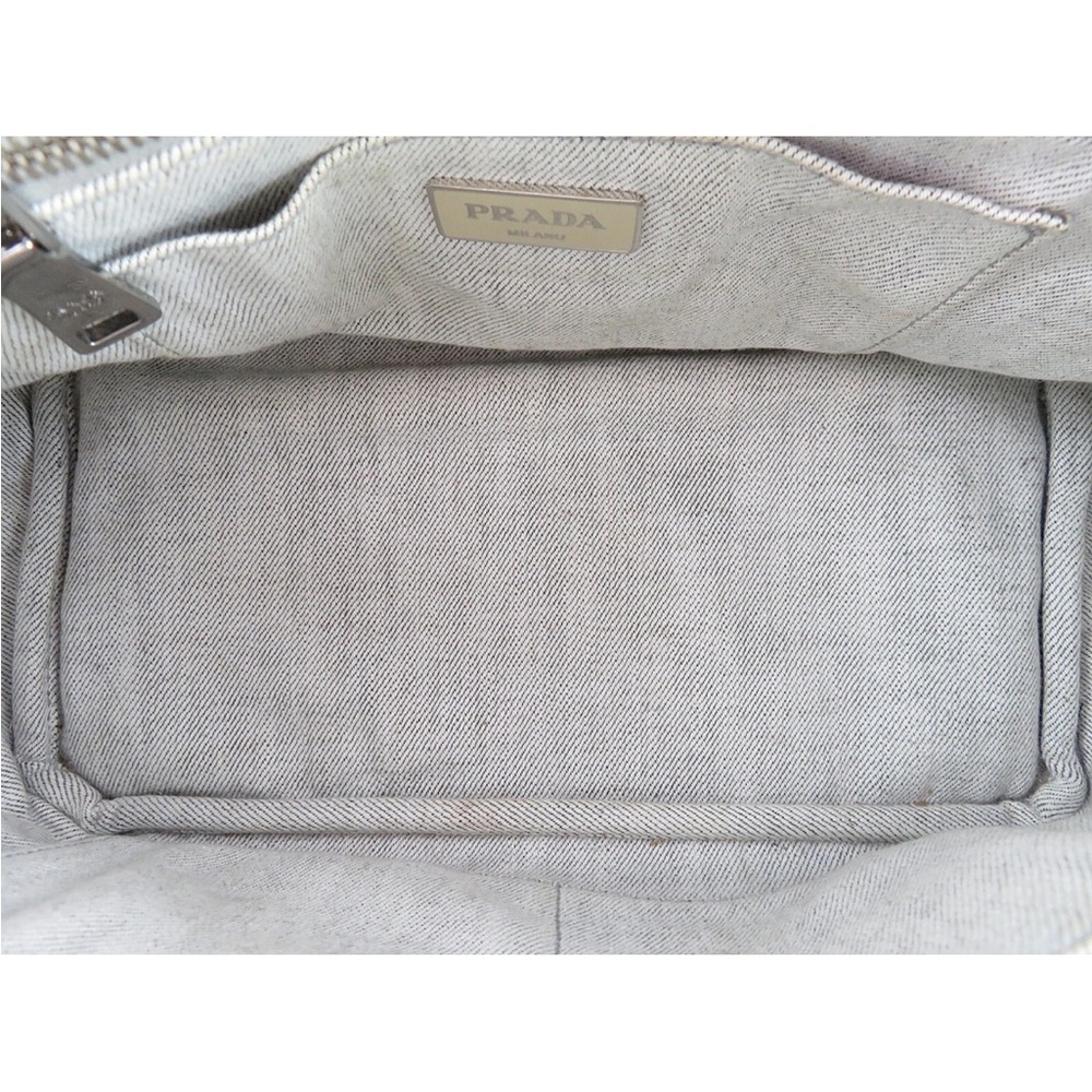 Prada Cream Studded Tote Bag - Picture 10 of 16